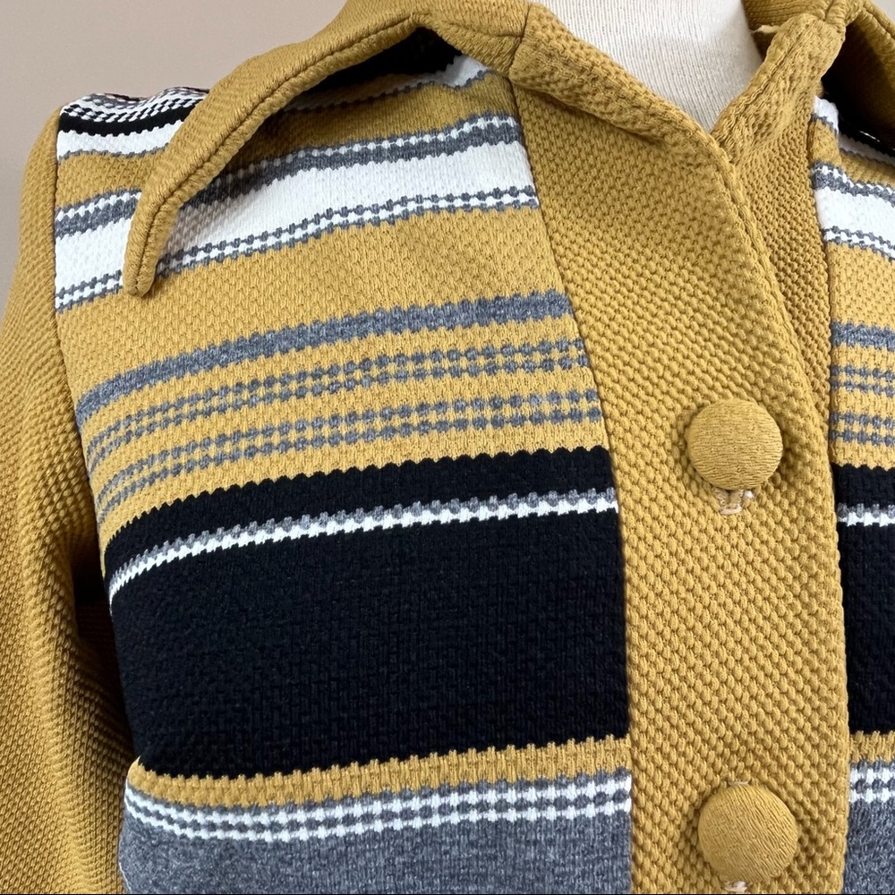 Vintage | Striped Long Sleeved Vintage Dress - Picture 3 of 6